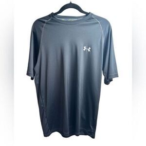EUC UA Under Armour Men’s Black Short Sleeve Heat Gear T Shirt - Size Medium